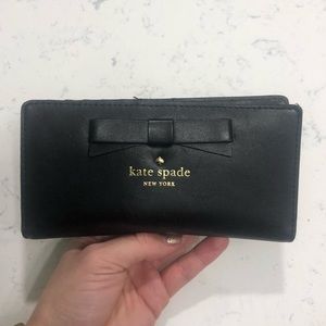 Kate Spade soft leather snap wallet